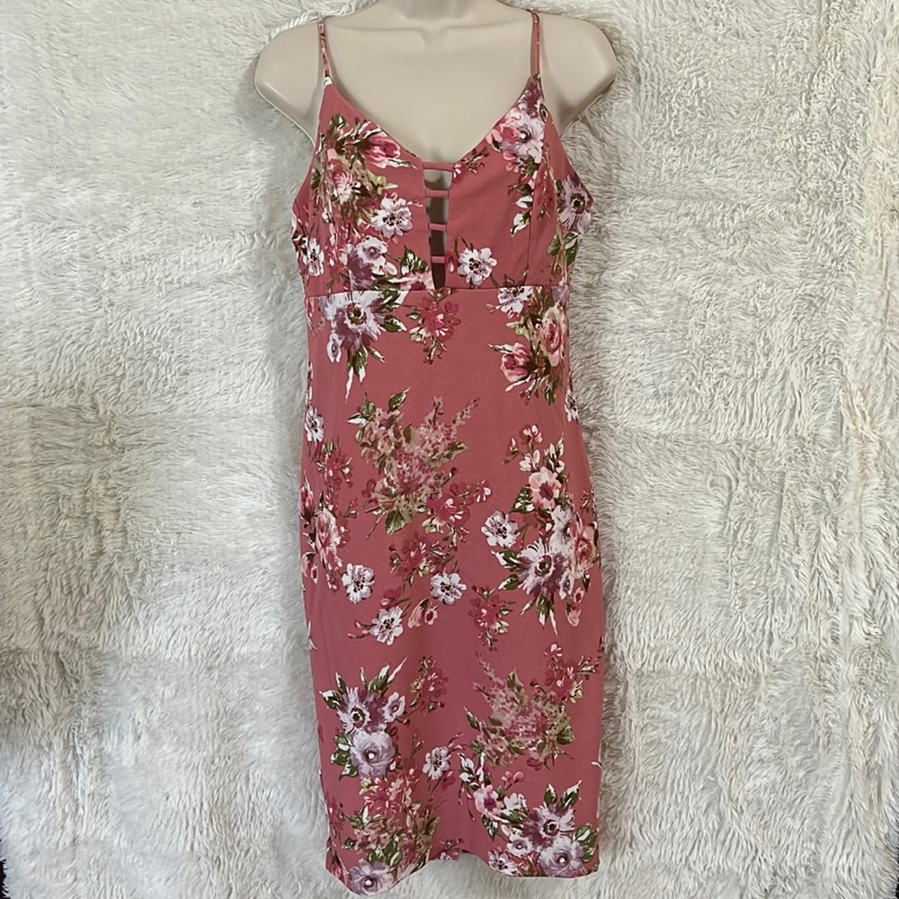 Pink Floral Sundress